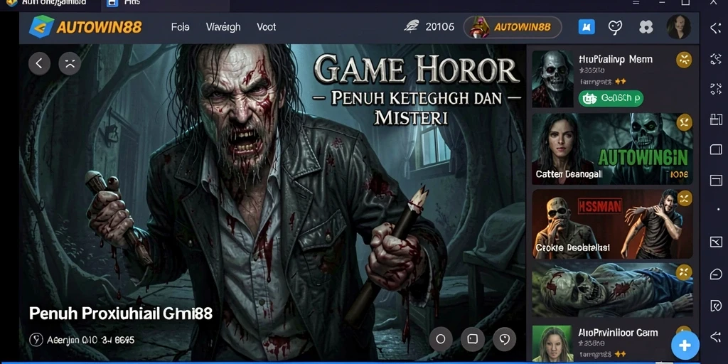 Gameplay menegangkan AUTOWIN88 penuh suara dan visual mencekam.