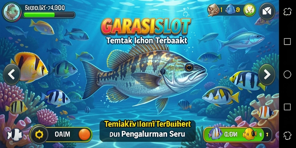 Tampilan gameplay seru Tembak Ikan di GARASISLOT.