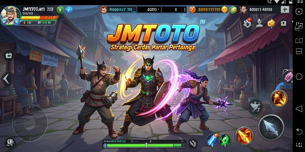 Tampilan gameplay menarik JMTOTO yang penuh strategi.