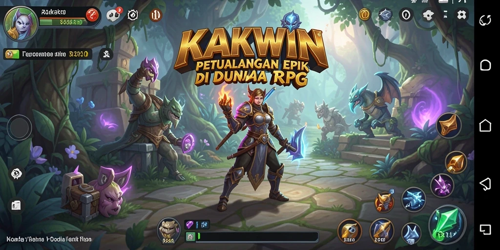 Tampilan gameplay KAKWIN yang menakjubkan dan mendebarkan.