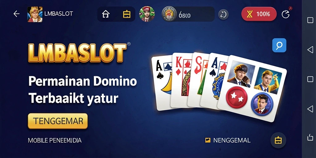 Screenshot gameplay LMBASLOT yang menunjukkan serunya bermain Domino.