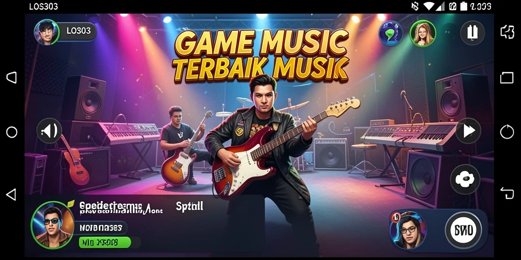 Gameplay interaktif dan seru di LOS303 dengan berbagai pilihan lagu.