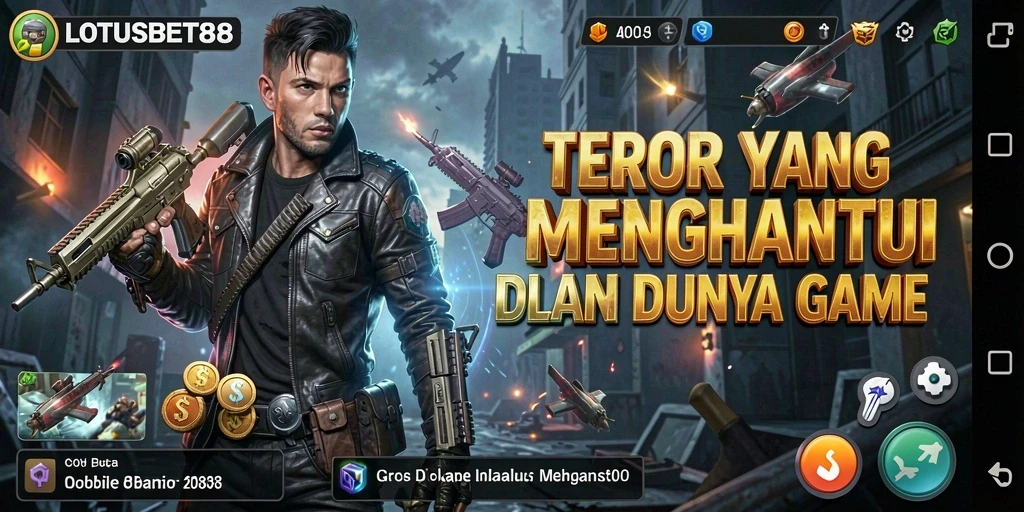 Tampilan gameplay LOTUSBET88 dengan nuansa Horror yang mendebarkan.