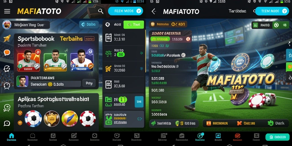 Tampilan gameplay taruhan olahraga MAFIATOTO yang menarik.