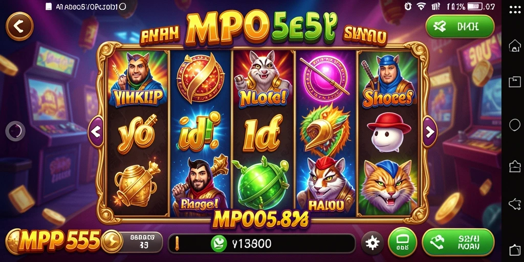 Tampilan gameplay MPO555 yang menarik dan berwarna.