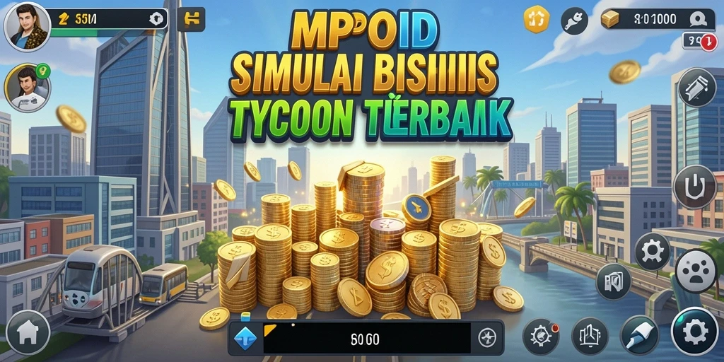 Tampilan gameplay MPOID yang penuh tantangan dan strategi bisnis.