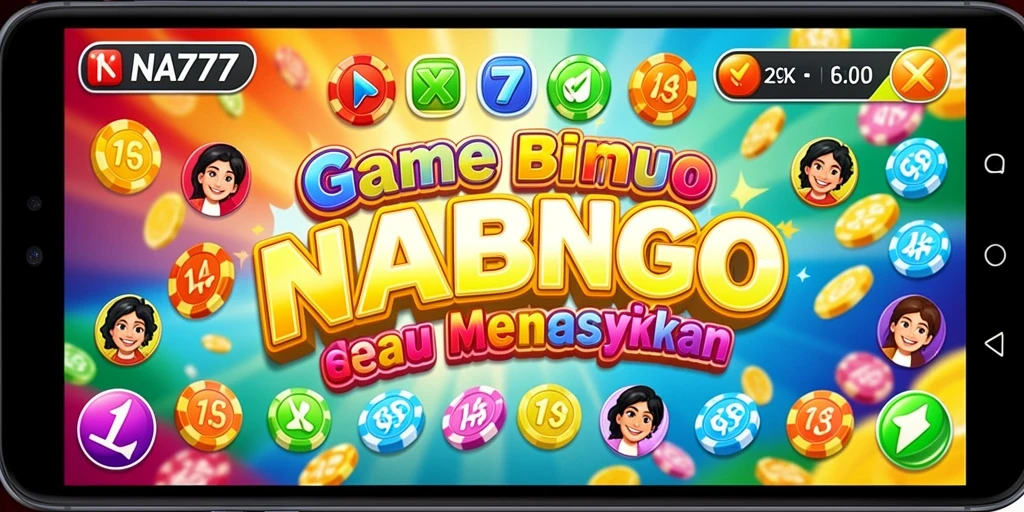 Tampilan seru gameplay Bingo di NA777.