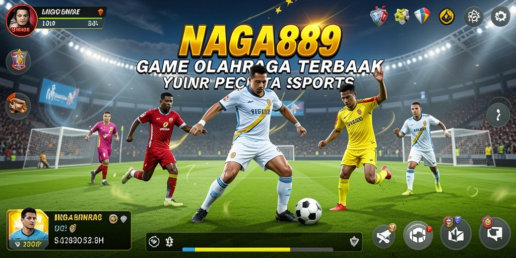 Tampilan gameplay NAGA889 dengan aksi olahraga yang mendebarkan.