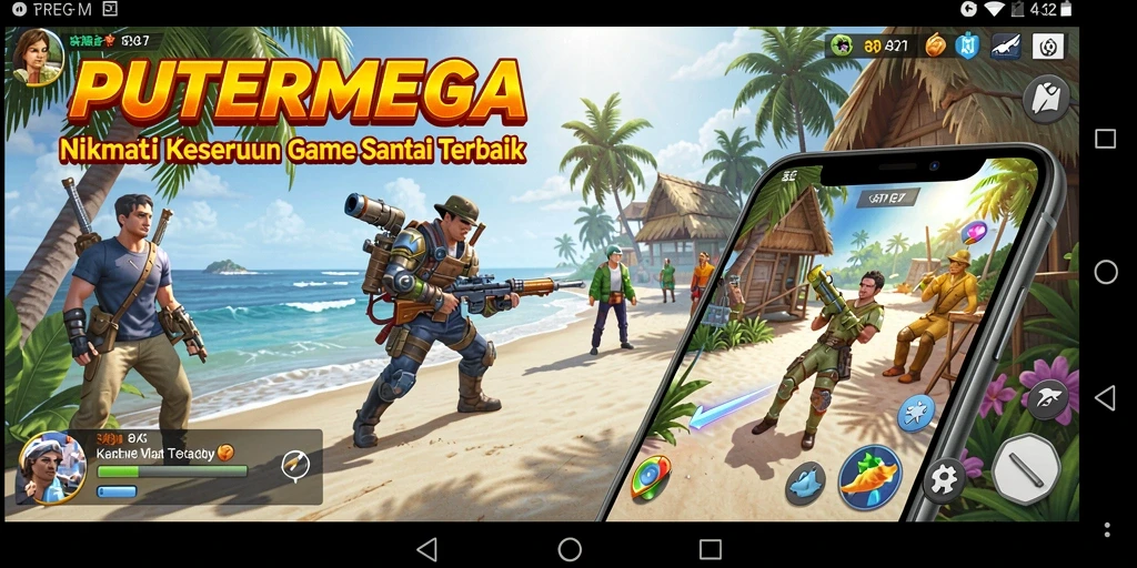 Screenshot gameplay PUTERMEGA yang menampilkan keseruan bermain.