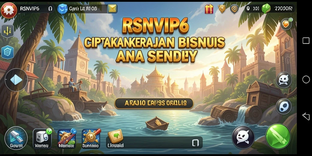 Tangkapan layar gameplay RSNVIP6 menampilkan momen seru dalam membangun bisnis Tycoon.