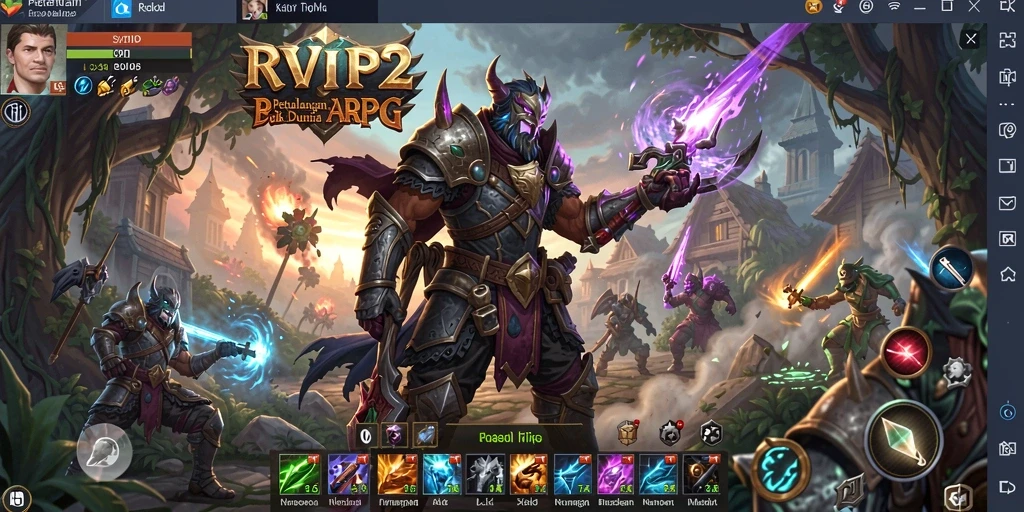Tampilan gameplay RVIP2 yang penuh aksi dan petualangan.