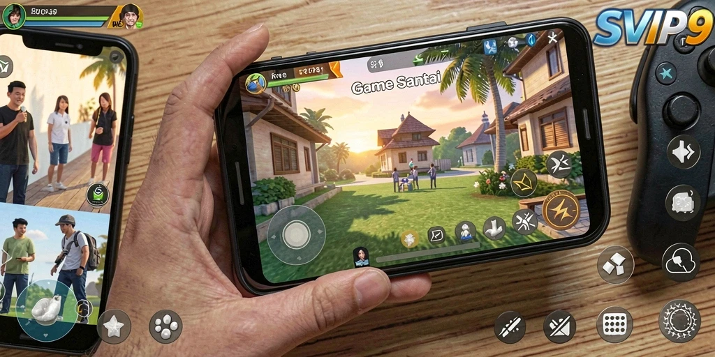 Tampilan gameplay SVIP9 yang seru dan menghibur.