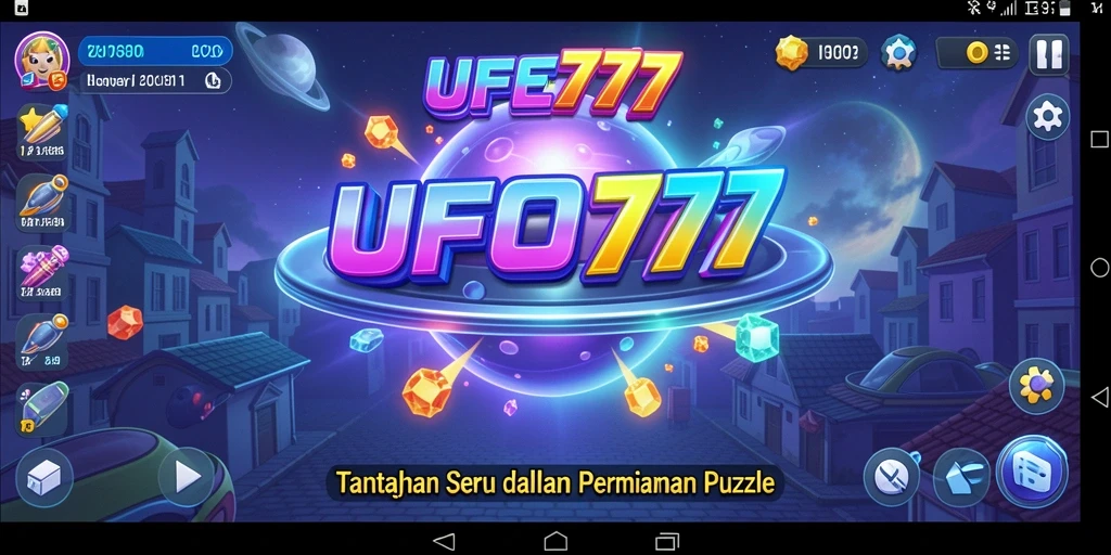 Tampilan menarik dari gameplay UFO777 yang penuh tantangan Puzzle.