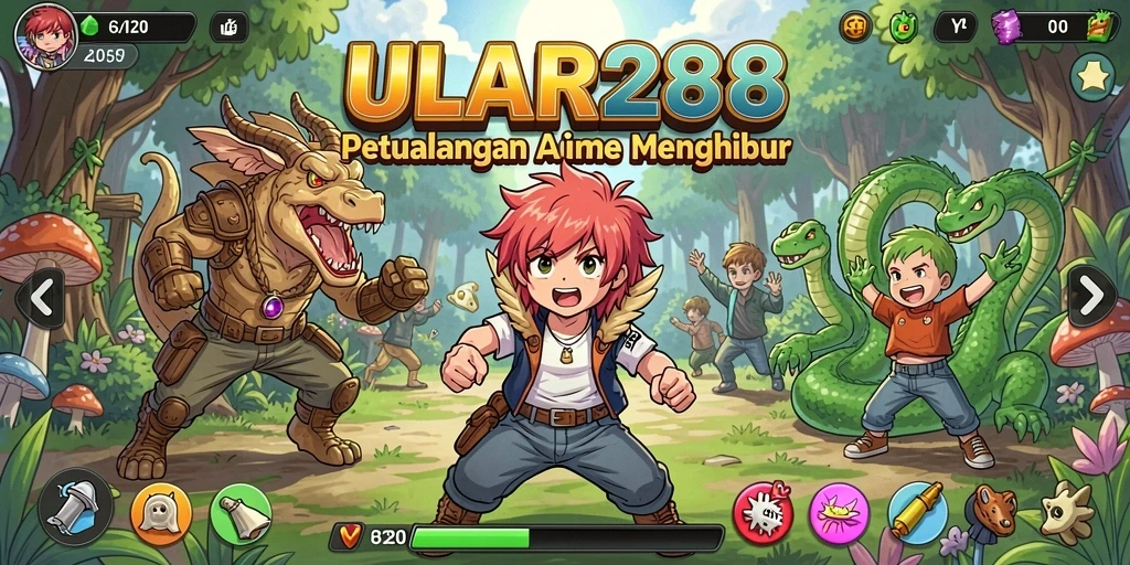 Tampilan gameplay ULAR288 yang mendebarkan dan penuh warna.