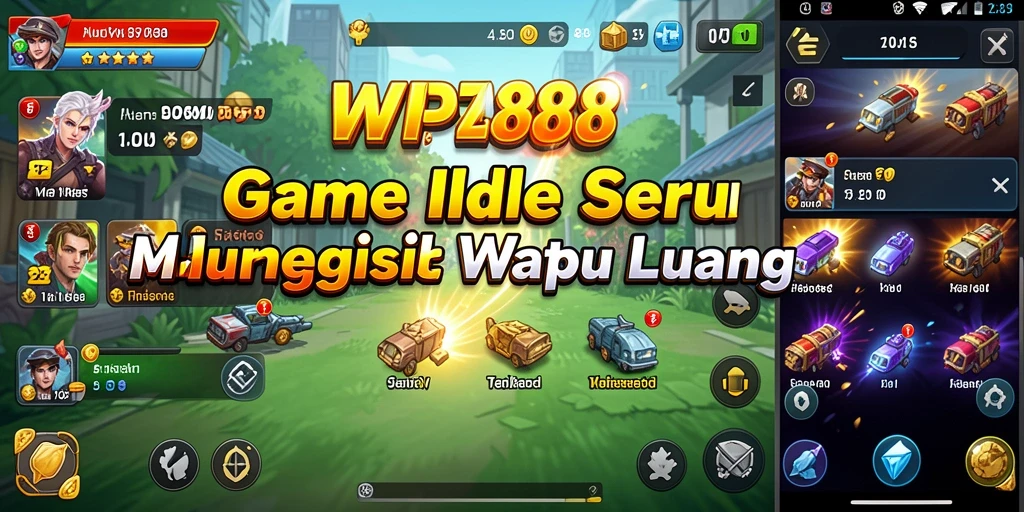 Tampilan gameplay WP888 yang menarik dan santai, cocok untuk gamer idle.